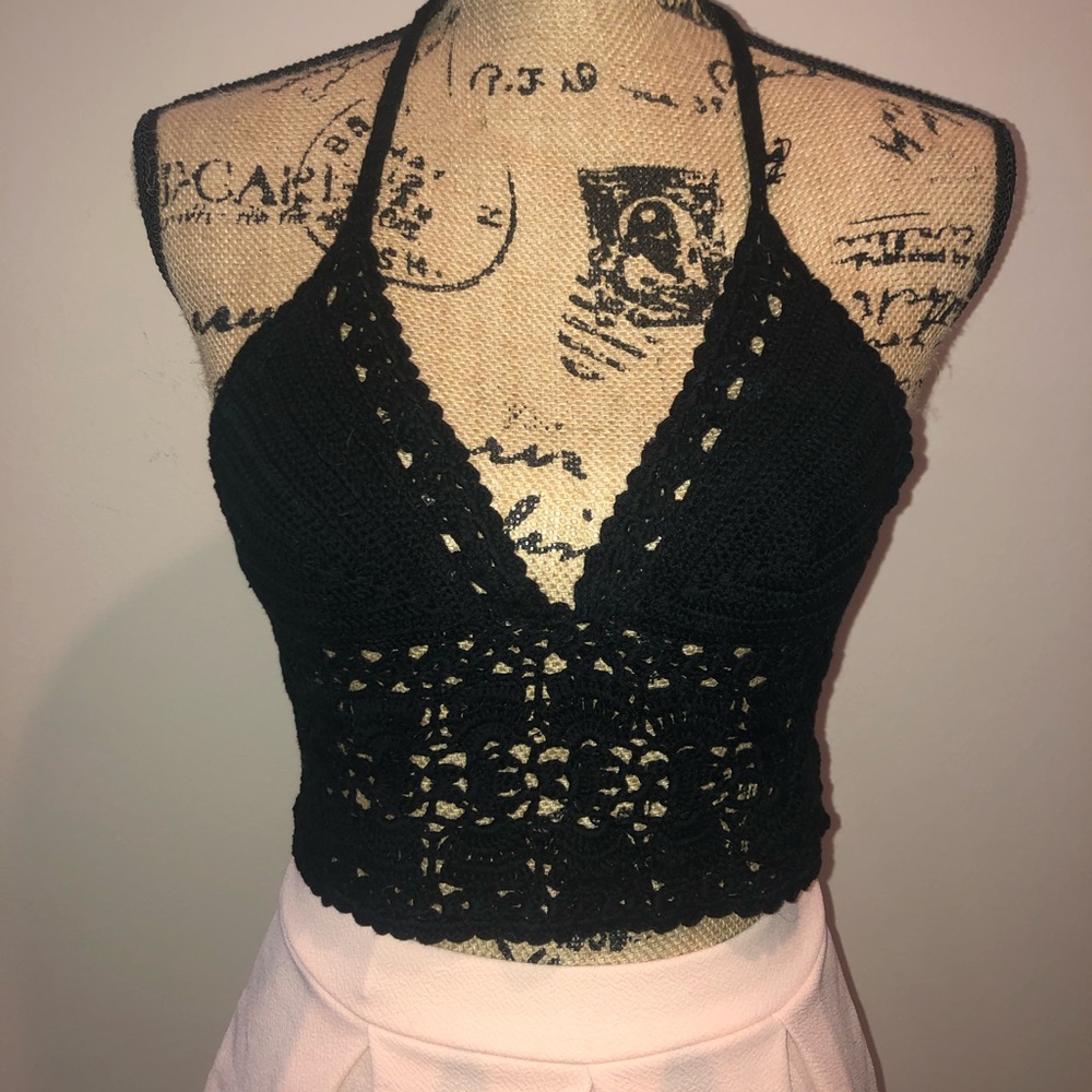 Crochet crop top